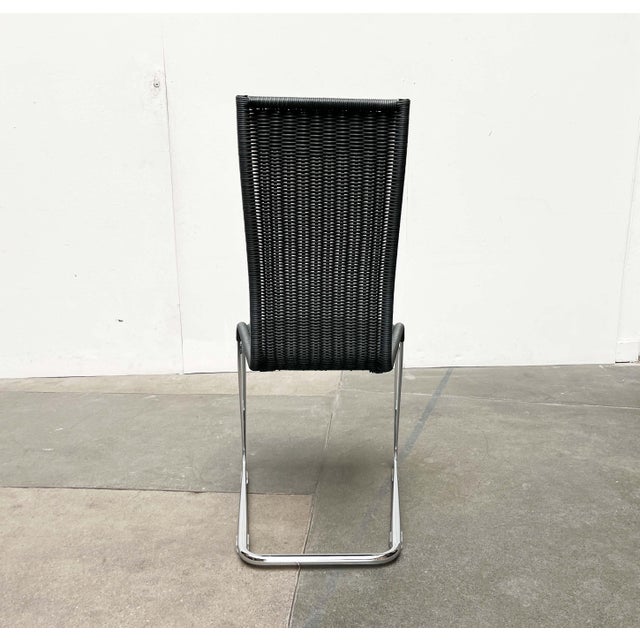 German B25 Gray Cantilever Chairs with Fixed Leather Cushions from Tecta by Tecta and Jean Prouve, Set of 2 For Sale - Image 17 of 18