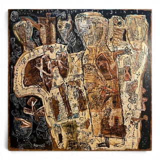 Ronel, Painting Saint Anthony Tempted by the Djinns, 1992 For Sale