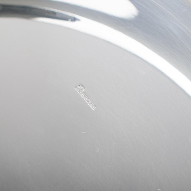 Ercuis, Paris Crystal and Silver Plate Caviar Bowl Dish Server, circa 1960 For Sale - Image 13 of 15