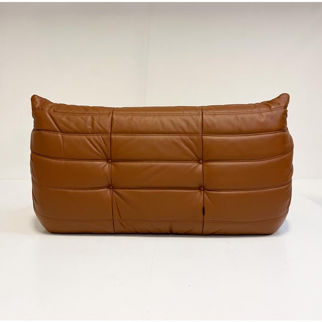 Brown Togo Two-Seater Sofa by Micel Ducaroy for Ligne Roset, 2010s For Sale - Image 8 of 13
