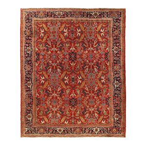 Pasargad DC Rust Antique Persian Heriz Serapi Rug