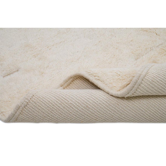 Hand-Knotted Wool Rug by Azele Studio For Sale - Image 9 of 12