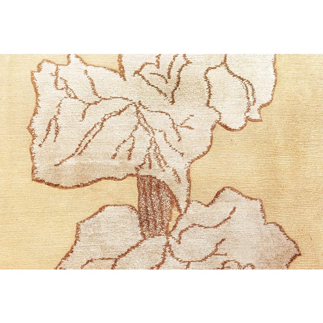 Early 21st Century Modern Napa Vines Handmade Wool Rug by Doris Leslie Blau For Sale - Image 5 of 7