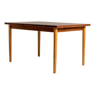 Scandinavian Extendable Oak Dining Table, 1960s For Sale