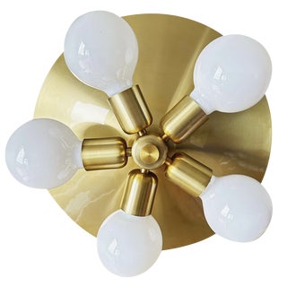 Vintage Sputnik Flush Mount from Hustadt Leuchten For Sale