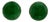 Late 20th-Century 20k Jadeite Studs With 14k Posts, Pair For Sale