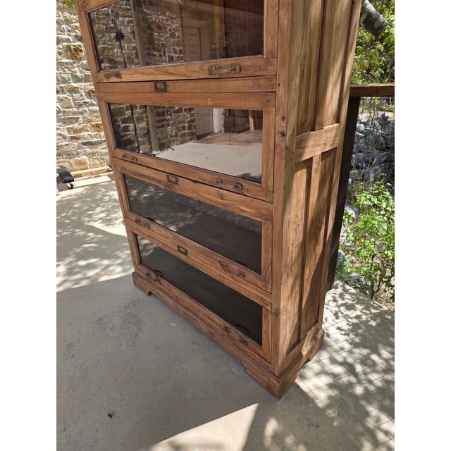 Bookcase Mercantile Collector Display Case Two Available For Sale - Image 4 of 12