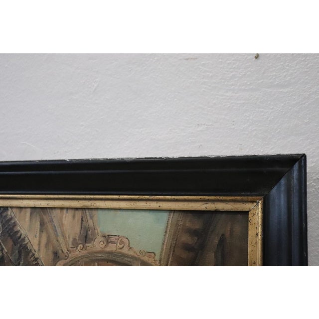 We are pleased to present this oil painting on canvas from the first half of the 20th century. This splendid painting is...