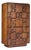 Lane Staccato Brutalist Mid Century Walnut Armoire Highboy Dresser For Sale