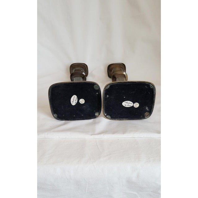 Vintage Brass Candlesticks Andrea by Sadek a Pair Chairish