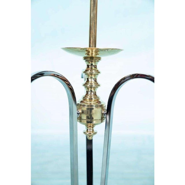 Hollywood Regency Brass Table Lamp, 1950s For Sale - Image 4 of 18