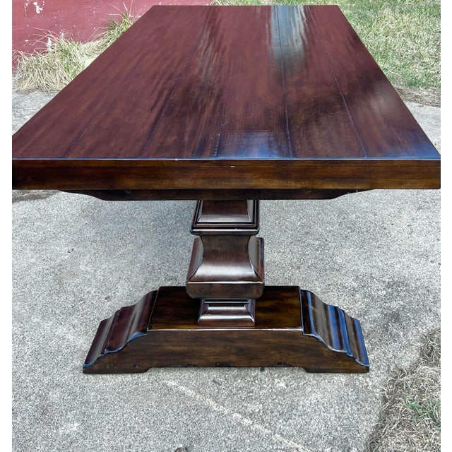 Pottery Barn Banks Extending Dining Table For Sale - Image 9 of 10