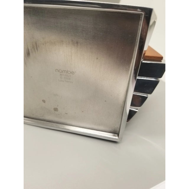 Mid-Century Modern Vintage Nambe, by Lou Henry, Coaster Set of Six For Sale - Image 3 of 4