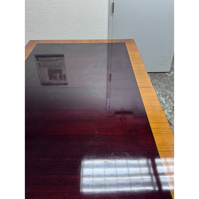 Larry Laslo for John Widdicomb Moderne Extension Dining Table For Sale In San Francisco - Image 6 of 12