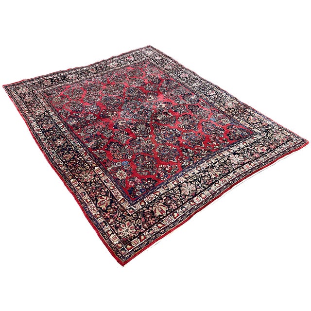 Vintage Sarouk Rug, 1920s For Sale - Image 3 of 18