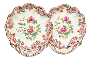 Early 19th Century Georgian Era Spode Shell Bowls - A Pair