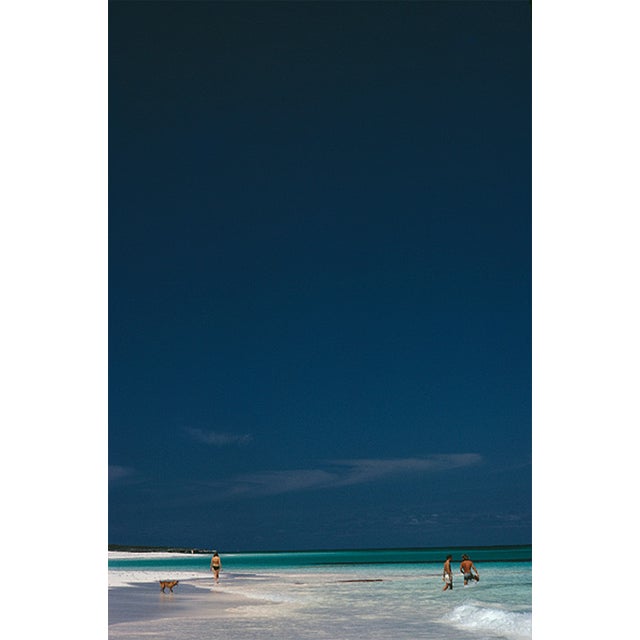 Slim Aarons, Harbour Isle Beach, Estate Stamped Photographic Print For Sale