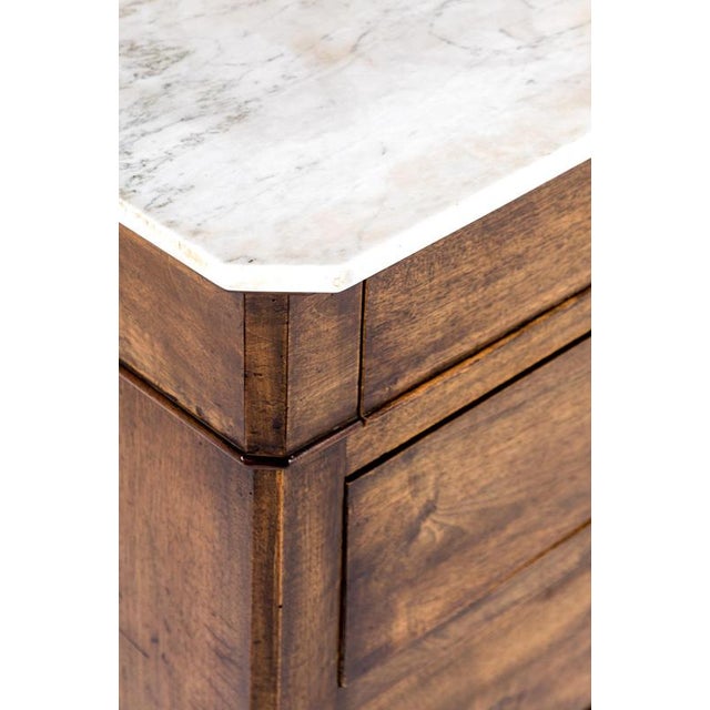 Wood French Cherrywood Commode, 1850s For Sale - Image 7 of 13