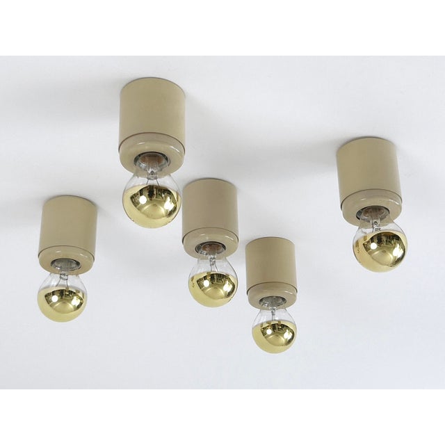 Mid-Century Modern SP 14 Ceiling Lamps by Gino Sarfatti for Arteluce, Italy, 1960s, Set of 5 For Sale - Image 3 of 18