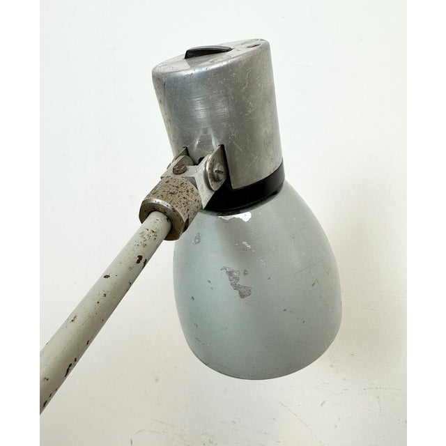 Industrial Grey Table Lamp from Elektrosvit, 1970s For Sale - Image 12 of 18