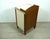 Wood Art Nouveau Bedside Table in Cream-White Natural Oak with Carrara Marble Top, 1910s For Sale - Image 7 of 9