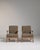 19th Century France Mid-century Modern Tan Wood Armchair For Sale In Greensboro - Image 6 of 11