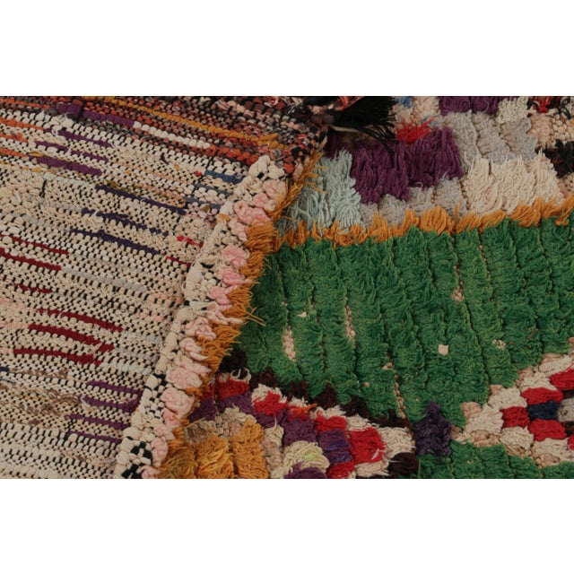 Textile Vintage Azilal Moroccan Style Rug, With Geometric Patterns, From Rug & Kilim For Sale - Image 7 of 7