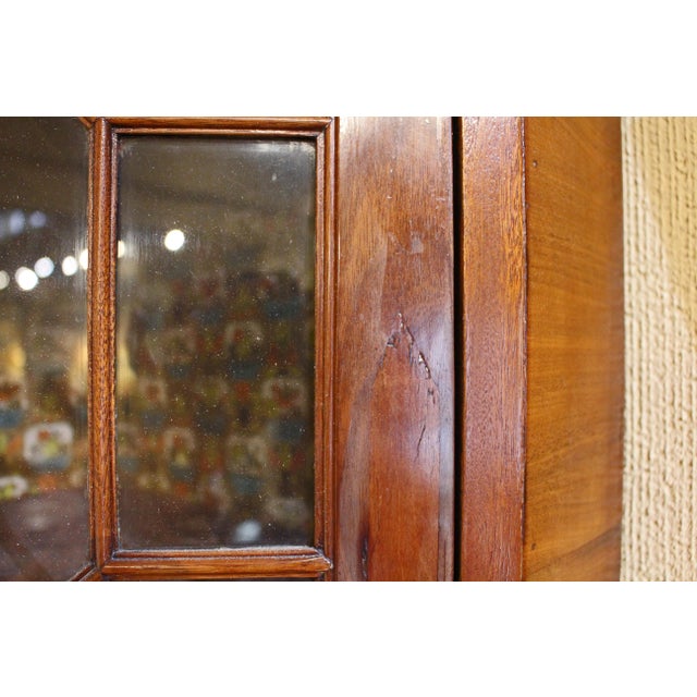 Wood Late 18th to Early 19th Century George III Period Hanging Corner Cabine For Sale - Image 7 of 8