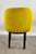 Mid Century Modern Style Yellow Velvet & Ebony Dining or Side Chair, Set of 4 For Sale - Image 11 of 12