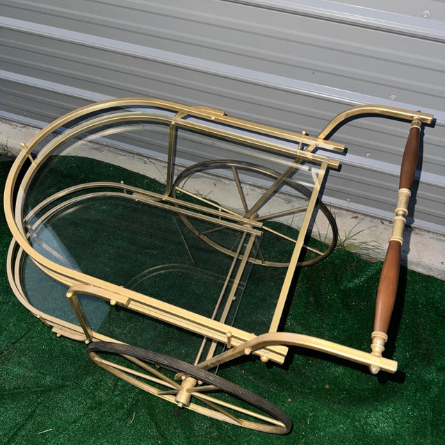 1960s Mid Century Modern Bar Cart or Plant Stand For Sale - Image 5 of 7