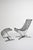 "Rocking Chaine" lounge chair and footrest by J-M Mouligne, 1990s. "Rocking Chaine" lounge chair model, with footrest,...