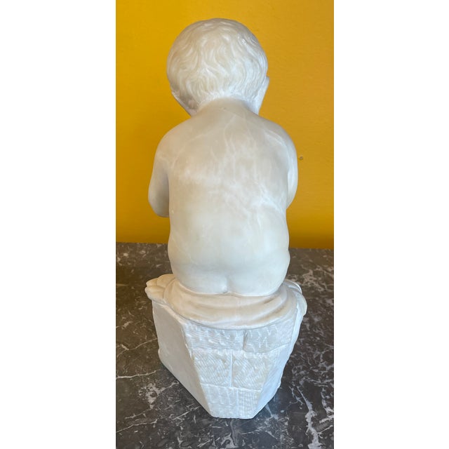 Antique Italian Marble Sculpture of a Child in the Style of Canova For Sale - Image 4 of 11