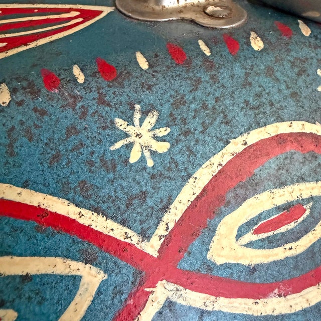 Vintage American Folk Art Toolbox For Sale - Image 17 of 18