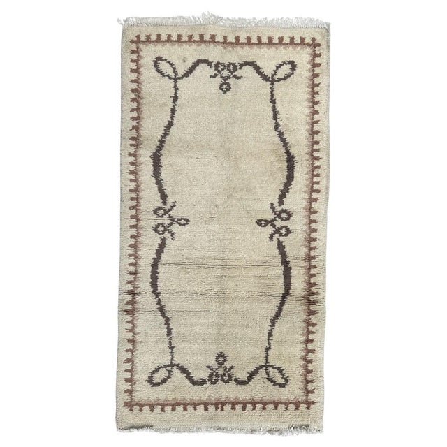 Mid-Century Moroccan Art Deco Design Rug, 1940s For Sale - Image 12 of 12