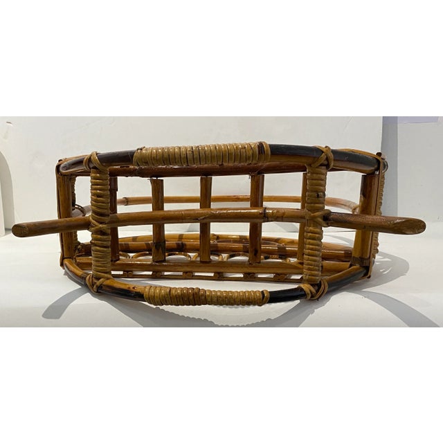 Wood 1960s Italian Magazine Holder Rack For Sale - Image 7 of 13