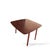Brown Vintage Drop-Leaf Table in Rosewood, 1970s For Sale - Image 8 of 9