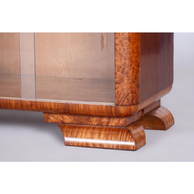 Art Deco Dressing Table in Rosewood and Walnut Veneer with Mirror, France, 1920s For Sale - Image 9 of 12