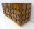Wood Italian Brutalist Bar in Chestnut Wood and Brass, 1970 For Sale - Image 7 of 10