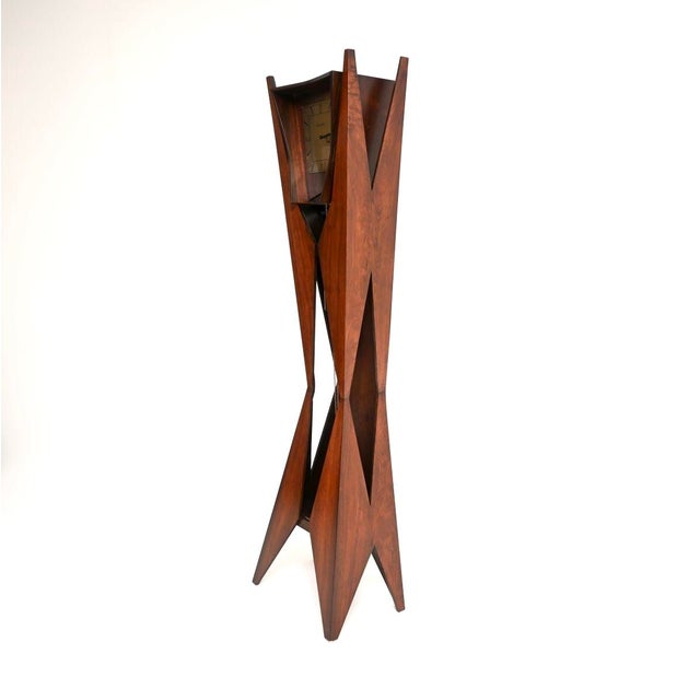 Mid-Century Modern Vintage Danish Grandfather Clock from Knuba, 1960 For Sale - Image 3 of 12