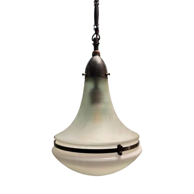 Luzette Pendant Light by Peter Behrens for Siemens and Schukert, 1920s For Sale
