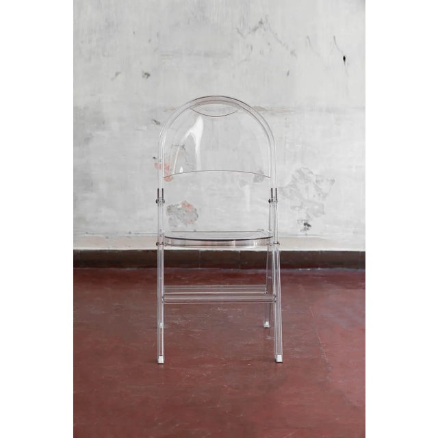 Tric Folding Chairs by Achille and Pier Giacomo Castiglioni for BBB BONACINA, 1960s, Set of 6 For Sale - Image 3 of 12