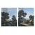 Italian Artist, Bucolic Landscapes, 1800s, Watercolor on Cardboard, Set of 2 For Sale - Image 14 of 14