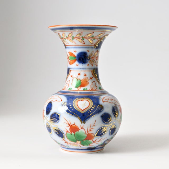 Hand-Painted Porcelain Vase from Bayeux, 1800s, in Good conditions. Designed before 1890 This piece is attributed to the...