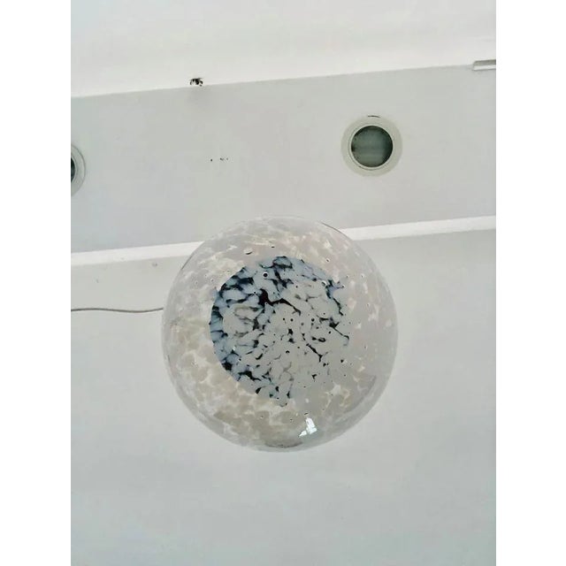 Brass & Glass Ceiling Lamps, 1950s, Set of 2 For Sale - Image 12 of 13