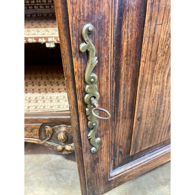 Brown 19th Century French Provincial Hutch For Sale - Image 8 of 10