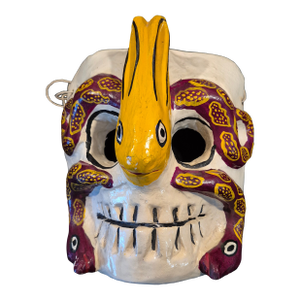Mid 20th Century Calavera Mexican Folk Mask