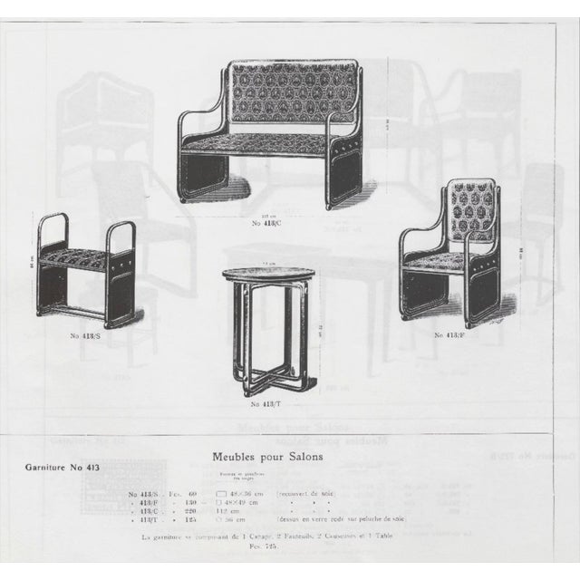 Wood Art Nouveau Secessionistic Armchair by Josef Hoffmann for Jacob & Josef Kohn, Vienna, 1901 For Sale - Image 7 of 18
