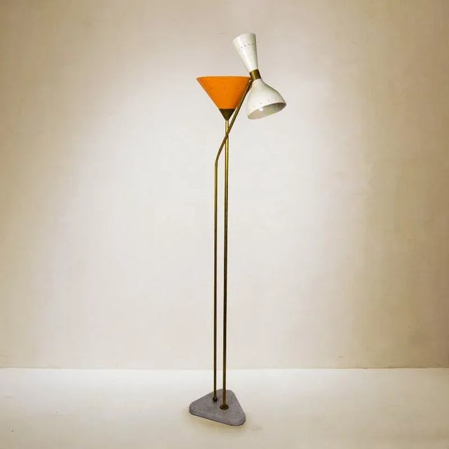 Mid-Century Italian Floor Lamp, 1950s For Sale - Image 5 of 7