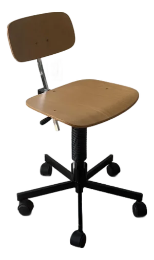 Vintage Teak Kevi Task Chair by Jorgensen Rasmussen