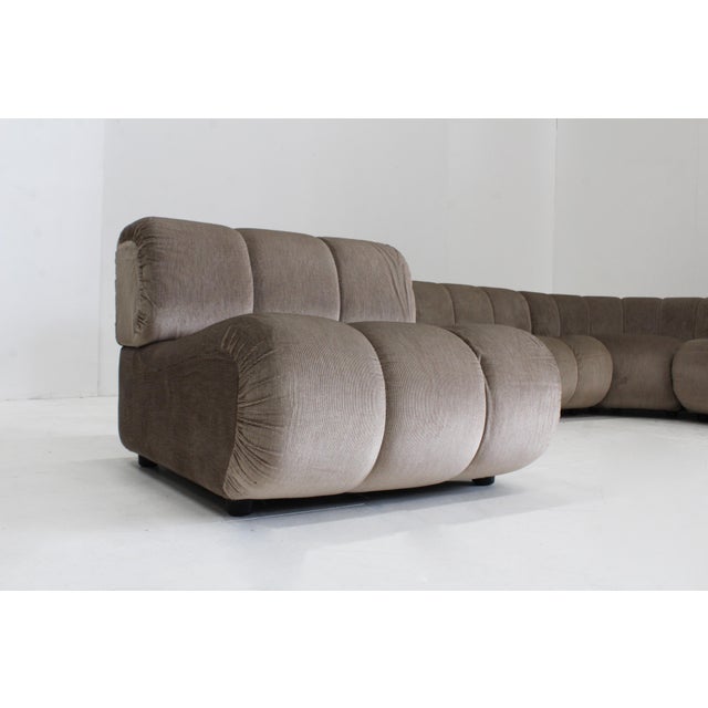 Vintage Italian Modular Sofa by Giuseppe Munari, Italy, 1970s, Set of 5 For Sale - Image 12 of 15